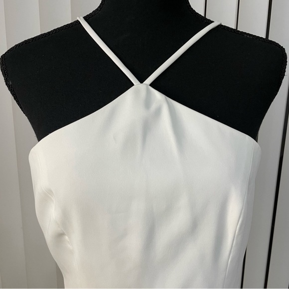 🤍🤍 EUC white Cynthia Steffe dress size 6 white unique but simple dress - Picture 2 of 6
